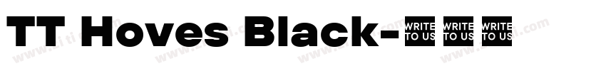 TT Hoves Black字体转换 TT Hoves Black字体转换